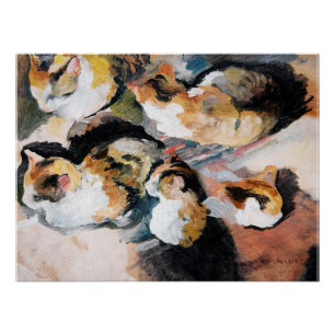 Katzenstudien (Study of a Cat) 1909 Poster