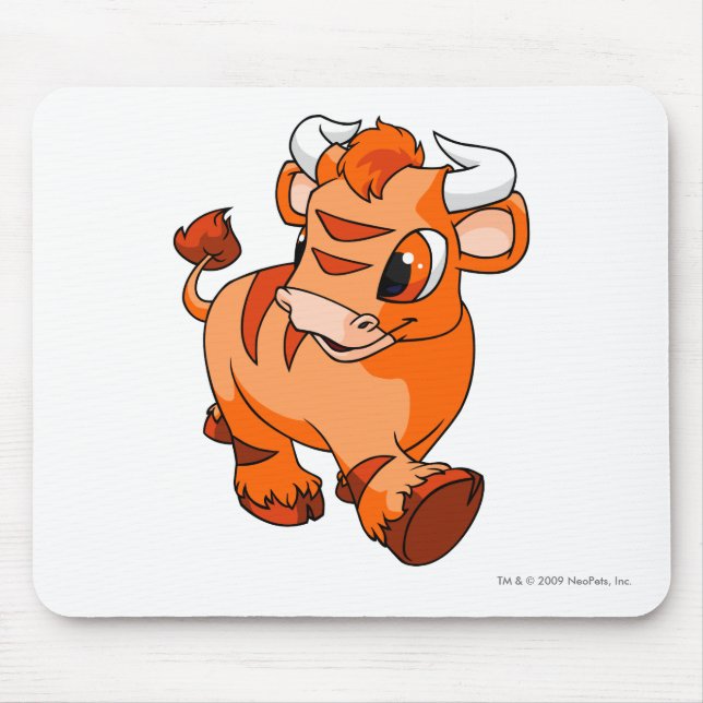 Kau Orange Mouse Pad (Front)