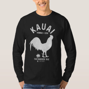 Kauai 1959 The Garden Isle Chicken Hawaii Vintage  T-Shirt