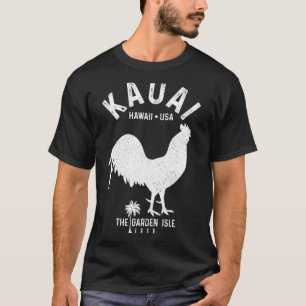 Kauai 1959 The Garden Isle Chicken Hawaii Vintage T-Shirt