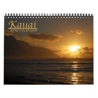 Kauai 2012 calendar