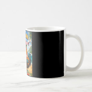 Kauai Chicken Rooster Coffee Coconut In Hawaii  Mug