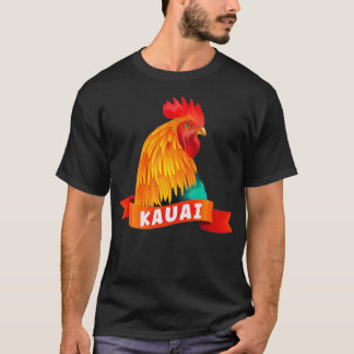 Kauai Chicken Tshirts Rooster Vintage Style Garden