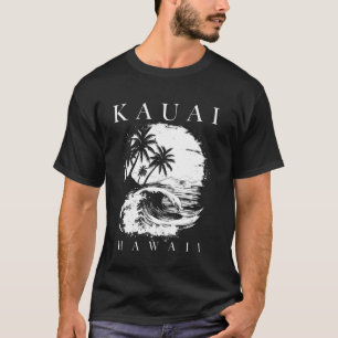 Kauai Hawaii Aloha Hawaiian Surf Surfer Vintage T-Shirt