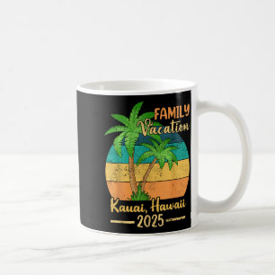 Kauai Hawaii Beach Family Vacation 2025 Summer Coffee Mug