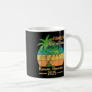 Kauai Hawaii Beach Family Vacation 2025 Summer Coffee Mug