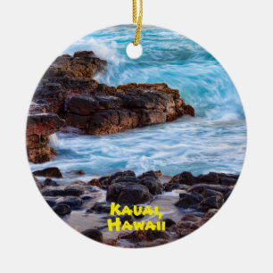 Kauai Hawaii Ceramic Ornament