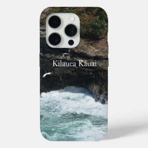 Kauai Hawaii Cliffs at Kilauea Ocean  iPhone 15 Pro Case