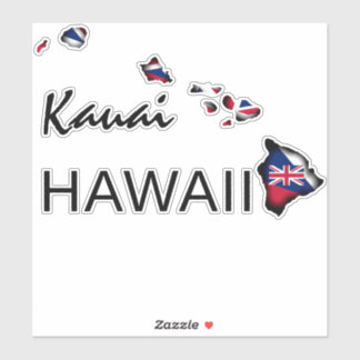 KAUAI - HAWAII ISLANDS HI Flag BLK