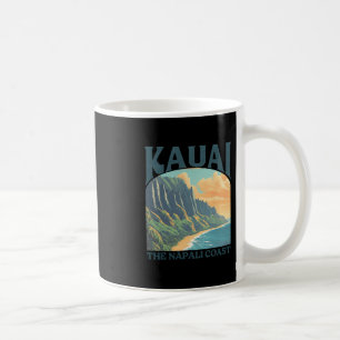 Kauai Hawaii Na Pali Coast Vintage Beach Coffee Mug