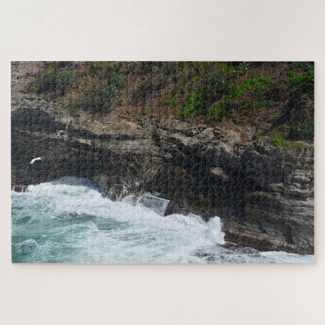Kauai Hawaii Ocean Cliffs Kilauea Jigsaw Puzzle (Horizontal)