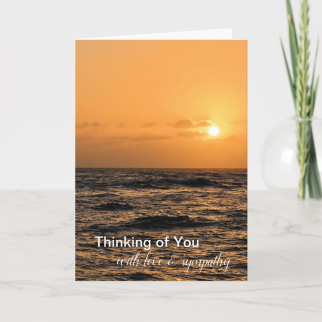 Kauai Hawaii Ocean Sunset Card (Front)