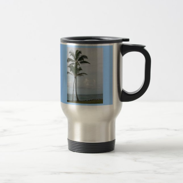 Kauai Hawaii Palm Trees Travel Mug (Right)