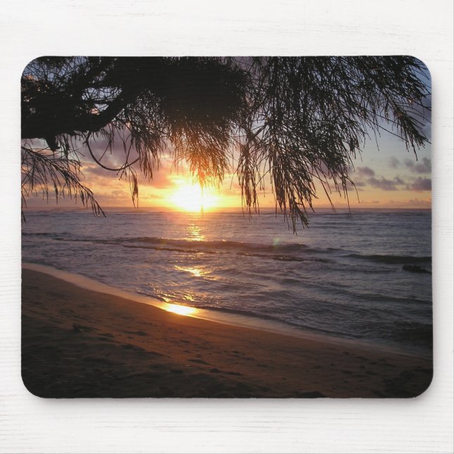 Kauai Hawaii Sunrise Mouse Pad (Front)
