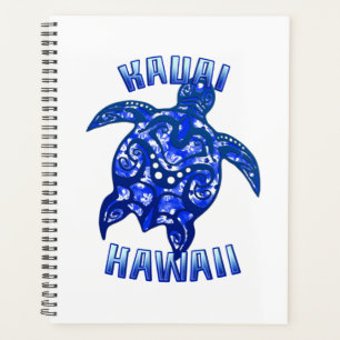 Kauai Hawaii Vacation Tribal Turtle Planner