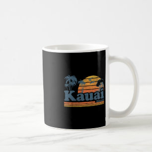 Kauai Hawaii Vintage Beach Summer Surfing 70s Retr Coffee Mug