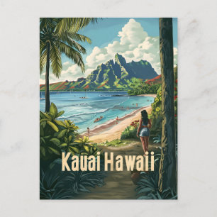 Kauai Hawaii Vintage Postcard