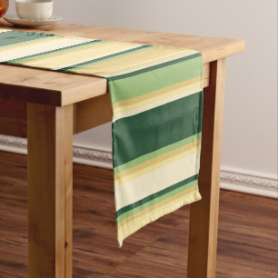 Kauai Morning Hawaiian Beach Stripe Short Table Runner