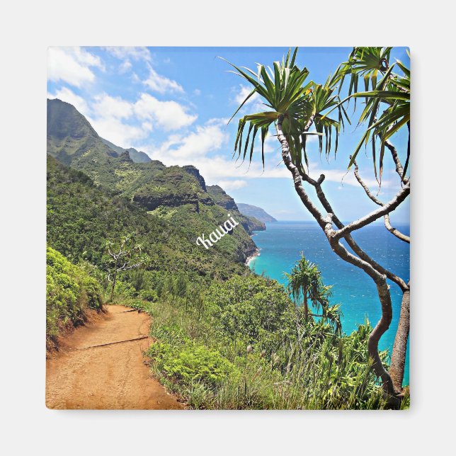Kauai - Na Pali Coast tropical landscape Magnet (Front)