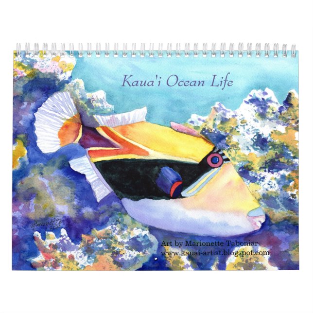 Kauai Ocean Life Calendar (Cover)
