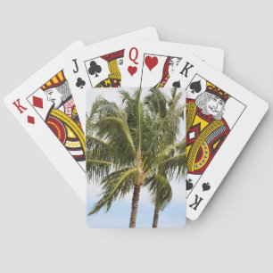 Kauai Palm trees Playing Cards
