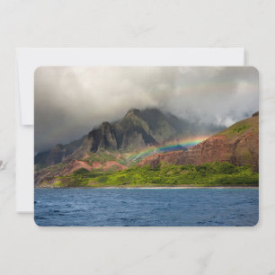 Kauai Postcard Linen Thank You Stationery 5x7