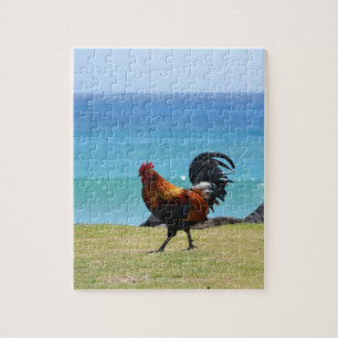 Kauai rooster jigsaw puzzle