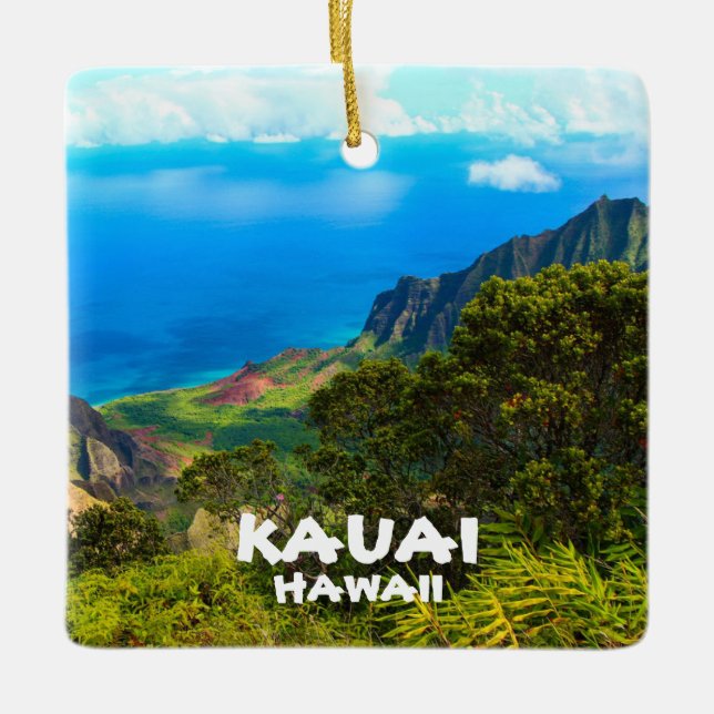 Kauai Scenic Christmas Ornament (Front)
