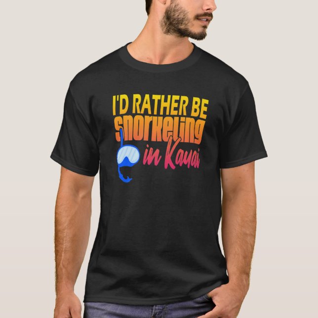 Kauai Snorkelling   T-Shirt (Front)