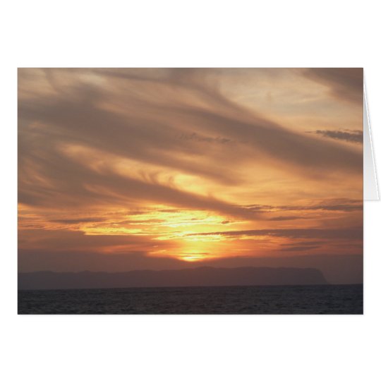 KAUAI SUNSET-Blank Note Card