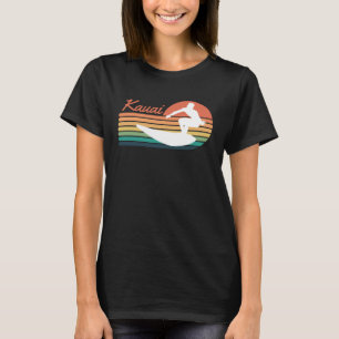 Kauai surf beach rooster chicken vacation T-Shirt
