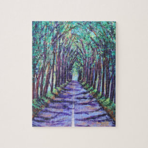 Kauai Tree Tunnel Jigsaw Puzzle