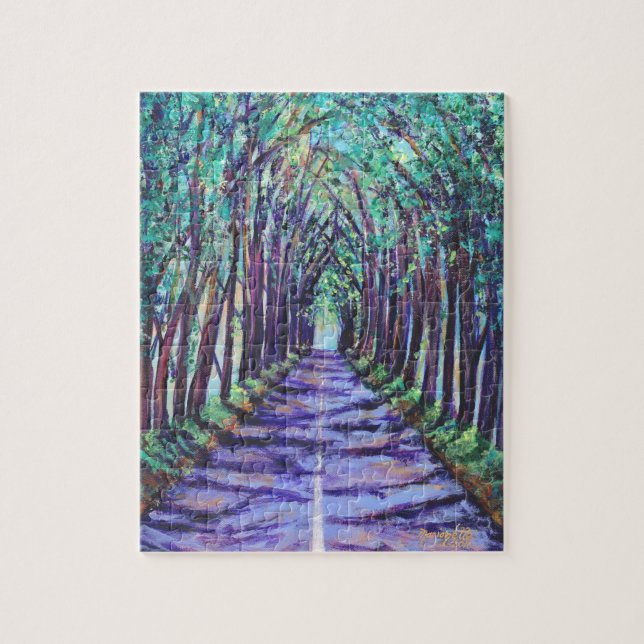 Kauai Tree Tunnel Jigsaw Puzzle (Vertical)