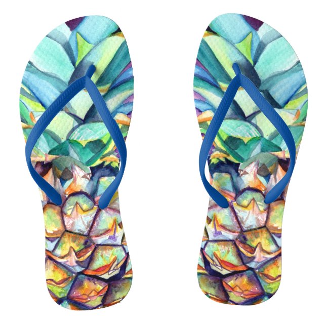 Kauai Tropical Pineapple Thongs (Footbed)