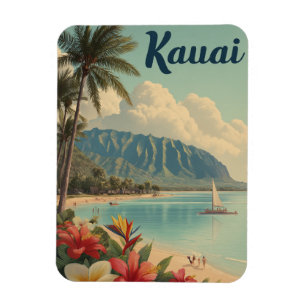 Kauai vintage magnet