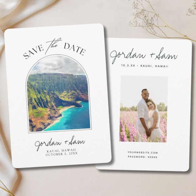Kauai Wedding Save the Date Invitation (Kauai Wedding Save the Date Invitation
)