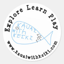 Kauai with Keiki Sticker
