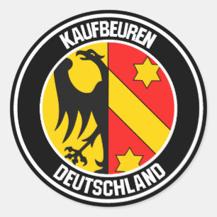 Kaufbeuren Round Emblem Classic Round Sticker