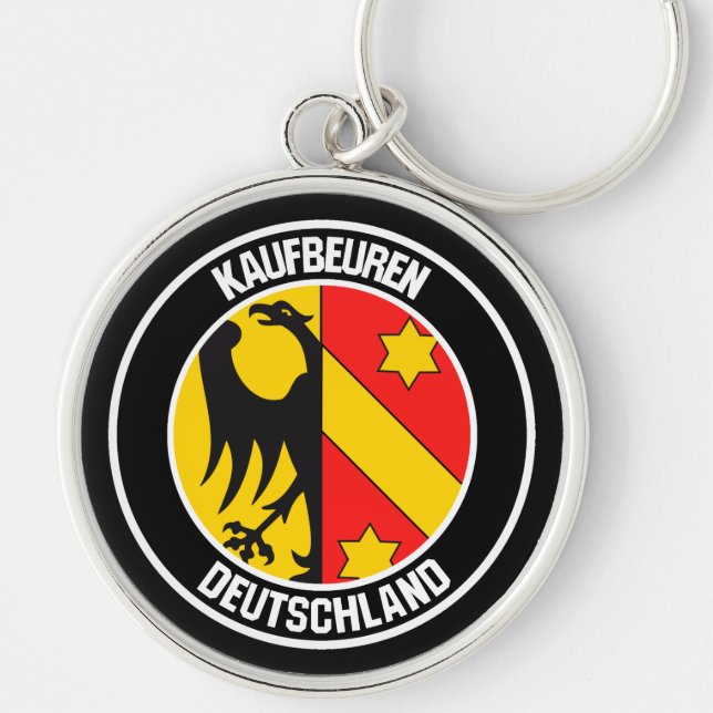 Kaufbeuren Round Emblem Key Ring (Front)
