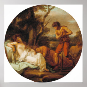 Kauffman - Cymon and Iphigenia Poster