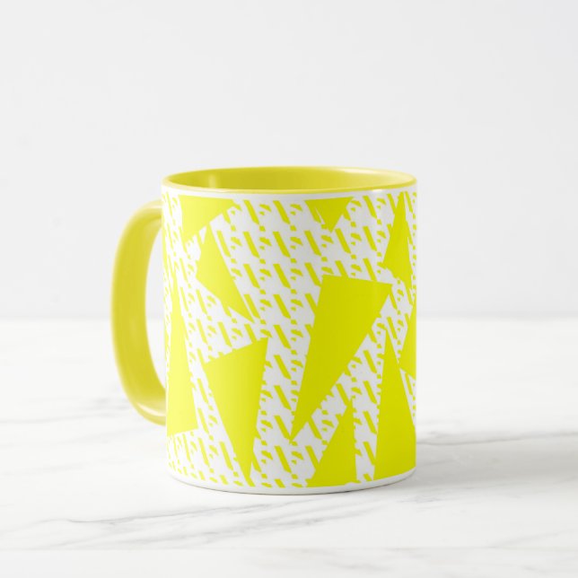 Kaur - Sikh Design - Yellow Mug (Front Left)