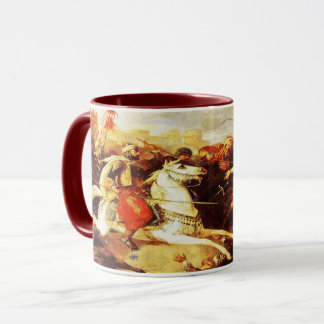 Kaur - Sikh Historical Art #5 - maroon Mug
