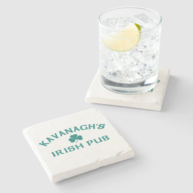 Kavanagh's Irish Pub Stone Coaster (Side)