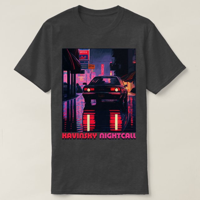 Kavinsky Retro Style Original Fan Design 1 T-Shirt (Design Front)