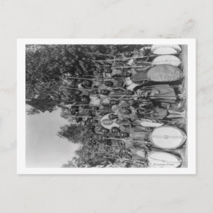Kavirondos with Spears and Shields Photograph Postcard