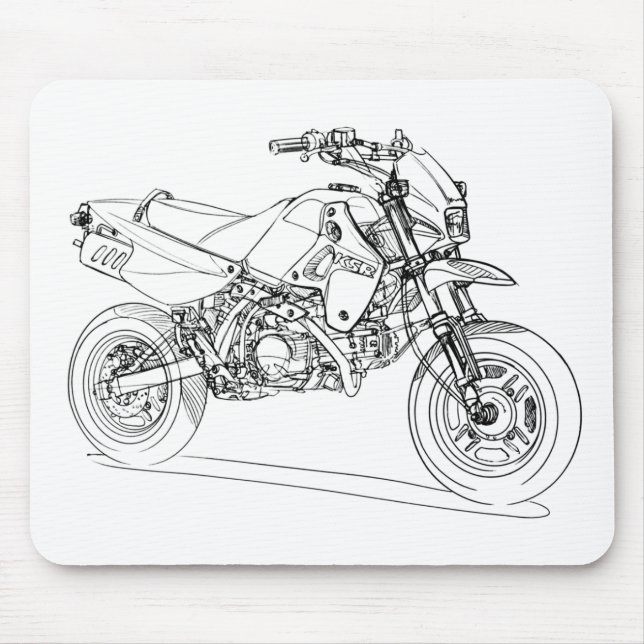 Kaw KSR 110 Mouse Pad (Front)