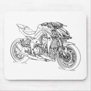 Kaw Z1000 2014 Mouse Pad