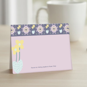 Kawaai Pastel Flowers Post-it Notes