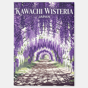 Kawachi Wisteria Garden Japan Magnet