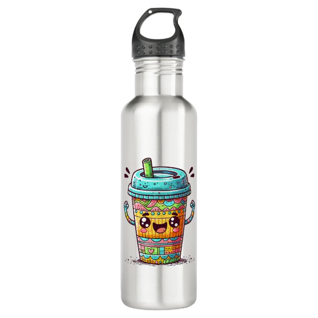 Kawai Coffee 710 Ml Water Bottle (Front)